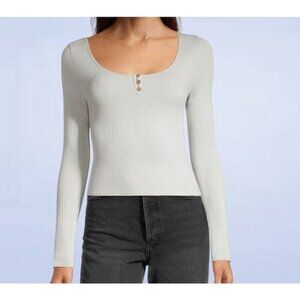 Roxy‎ Women's Born With It Shirt in Gray - Size Extra Large